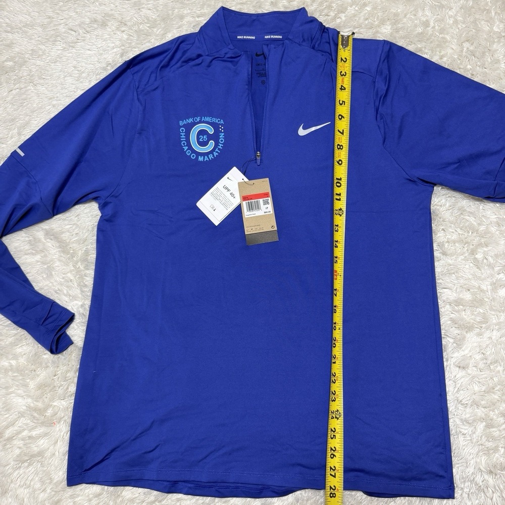 Nike PE 2025 Chicago Marathon Element 1/4 Zip Running Shirt HQ4199-539 Men Large - Picture 5 of 6